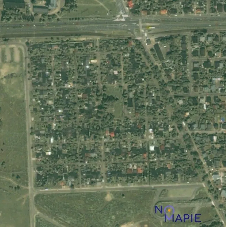 Osiedle Maltańskie, 2001 r. Źródło: Archiwalne zdjęcia lotnicze / Geoportal Na Mapie