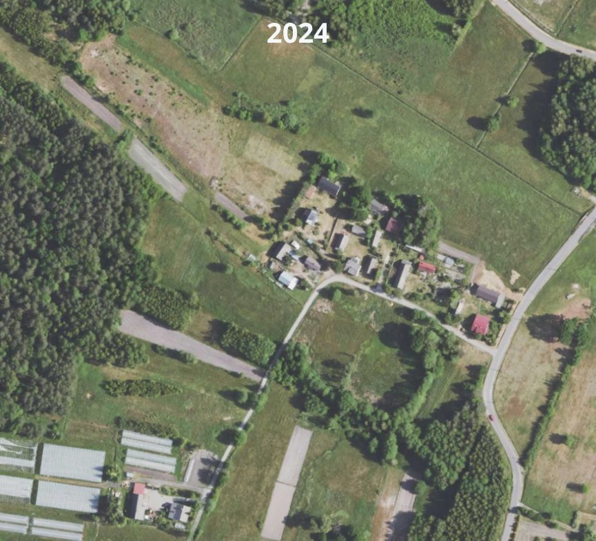 Aktualna ortofotomapa z 2024 roku