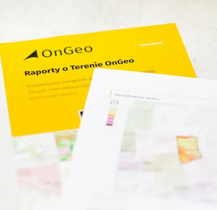 Informację o MPZP możesz sprawdzić także na OnGeo.pl generując Raport o Terenie