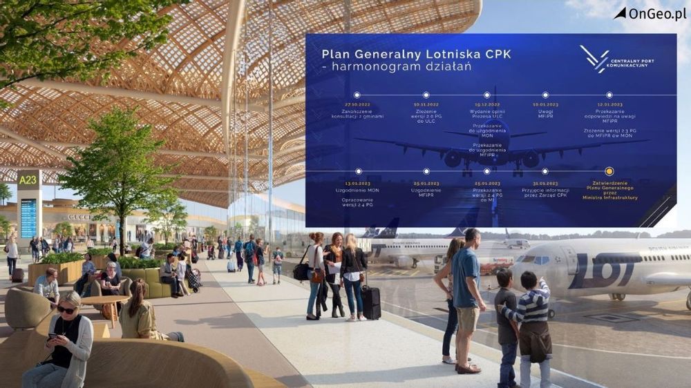 Zatwierdzono plan generalny lotniska CPK do 2026