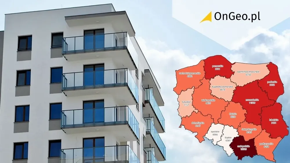 Ceny transakcyjne mieszkań według województw: 2024, 2025 i I kwartał 2026