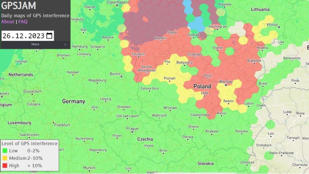 coś zakłóca sygnał GPS nad Polską