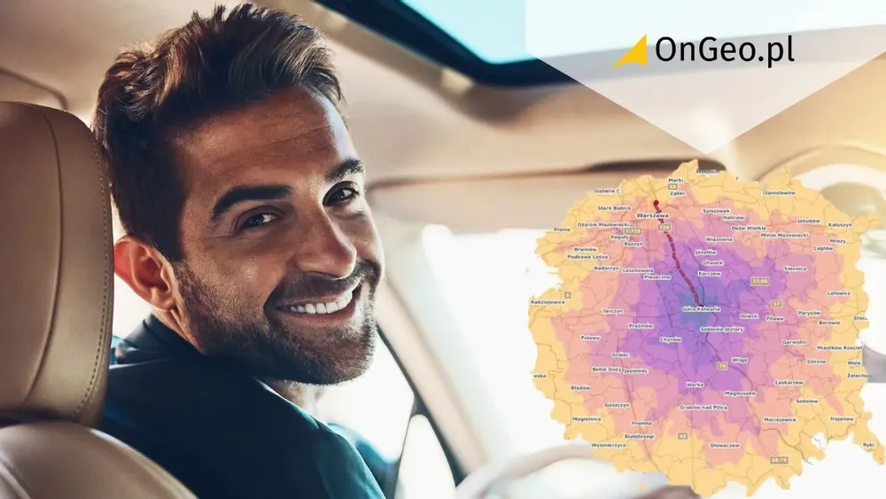 Dojazd do urzędu gminy i powiatu: nowość w Raporcie OnGeo