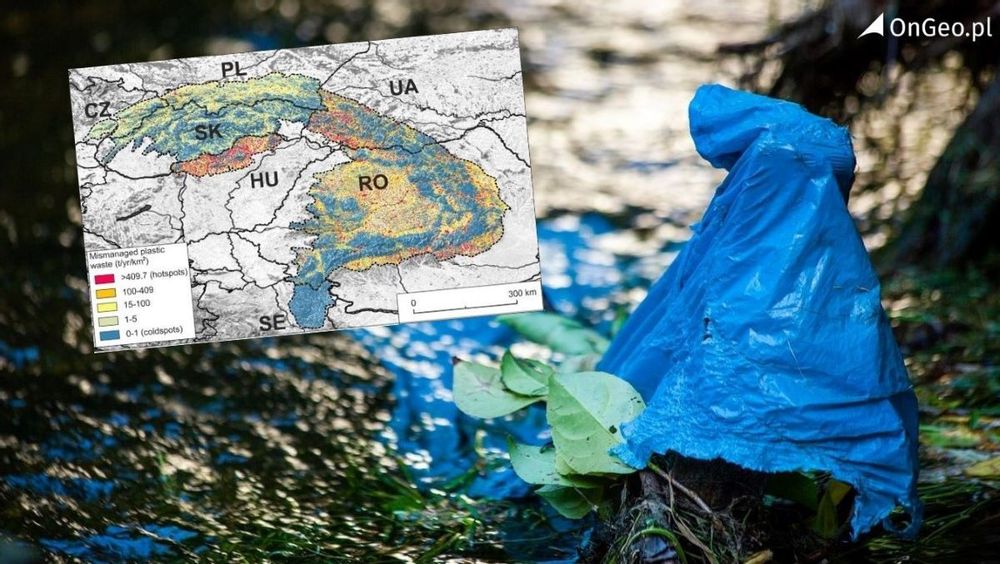 mapa zanieczyszczenia plastikiem karpackich rzek