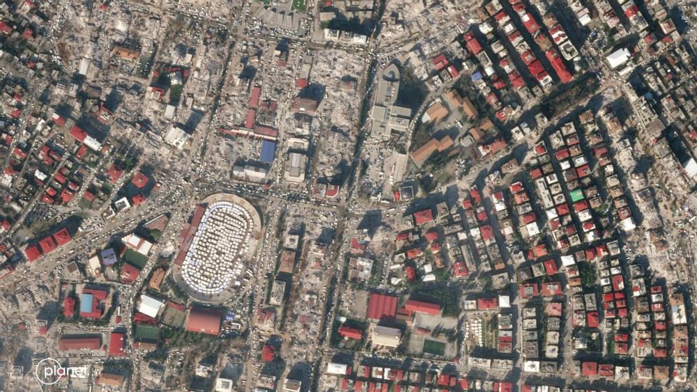 zdjecie satelitarne trzesienie ziemi turcja