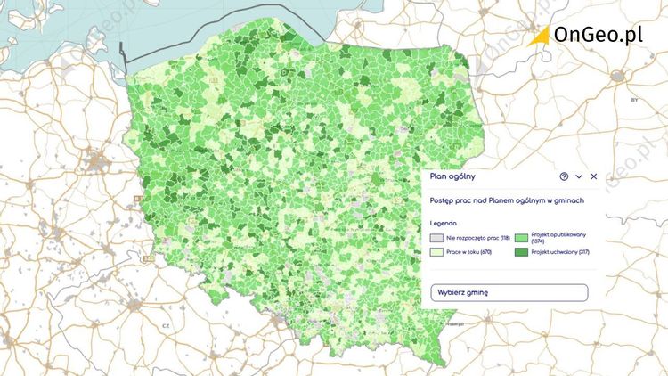 Plany Ogólne w Polsce, zdecydowana większość gmin w tyle, poważne ryzyko paraliżu inwestycyjnego