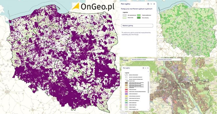Stan planowania przestrzennego w Polsce: Analiza OnGeo 2025 r.