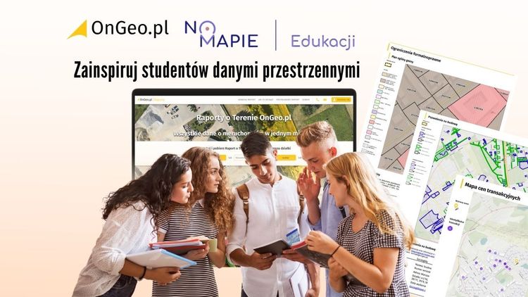 5. edycja programu OnGeo Na Mapie Edukacji. Bezpłatne dane GIS dla uczelni i studentów