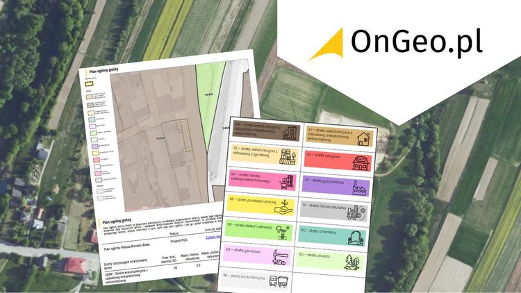 Plan Ogólny Gminy w Raporcie o Terenie OnGeo.pl