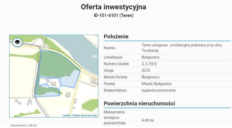 Opis oferty inwestycyjnej na portalu invest.barr.pl