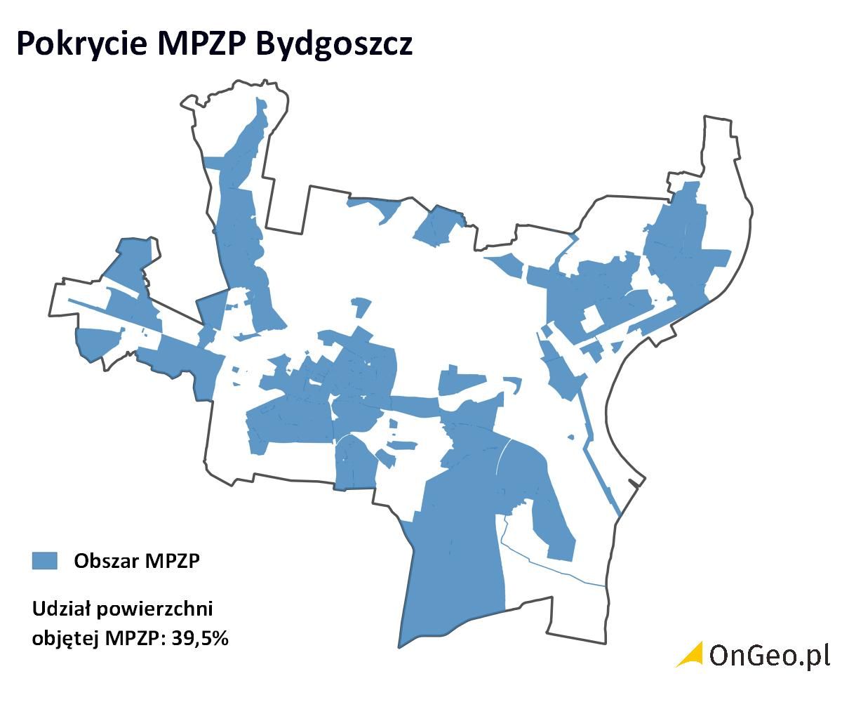 Pokrycie MPZP Bydgoszcz