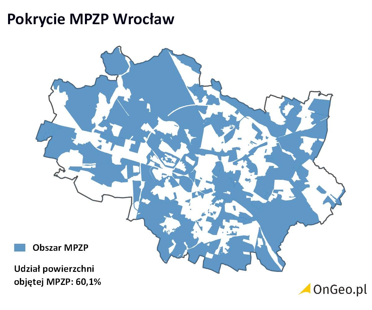 Pokrycie MPZP Wrocław