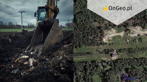 Zakopane śmieci pod działką i czyste rejestry. Co ujawniły archiwalne zdjęcia lotnicze