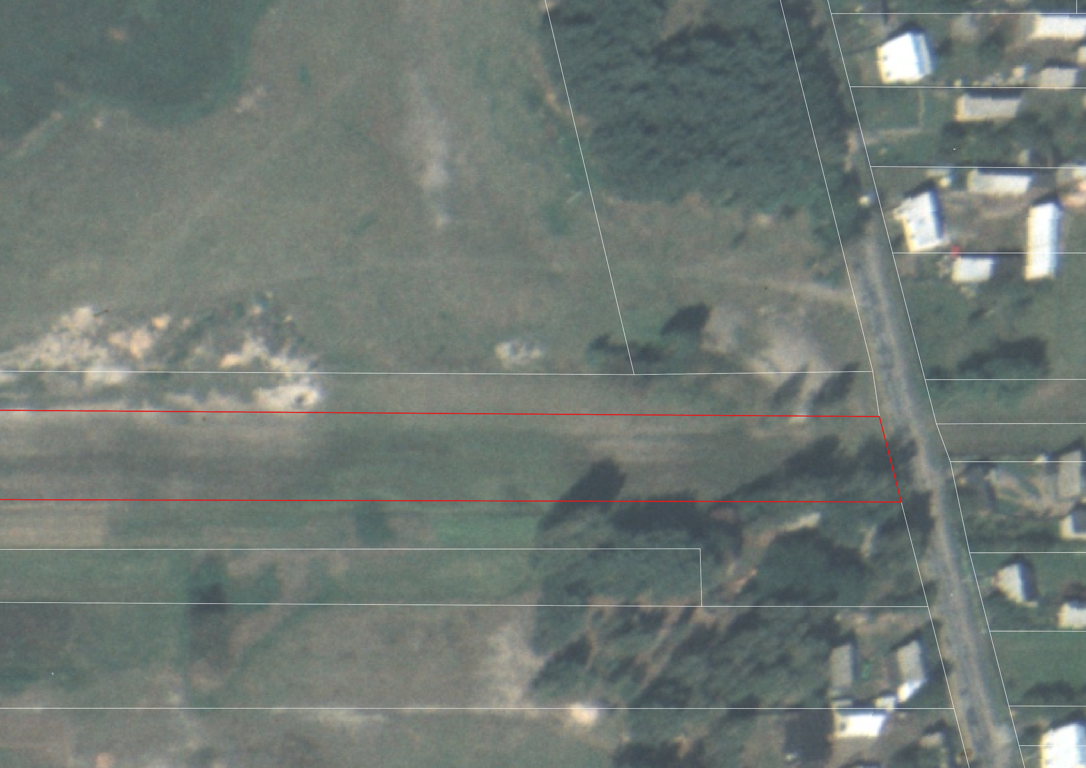 Archiwalne zdjęcie lotnicze z 1997 roku. 