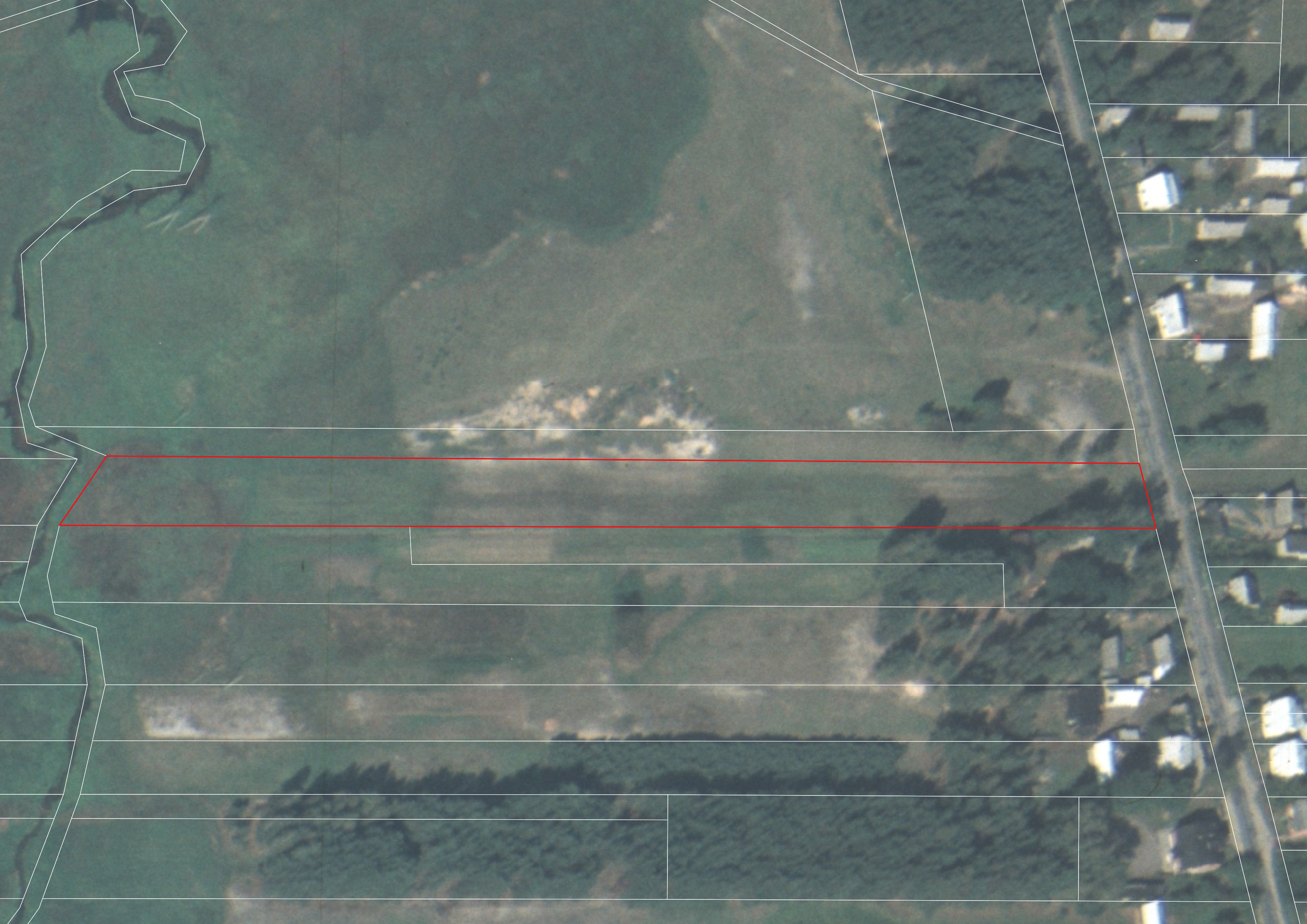 Archiwalne zdjęcie lotnicze z 1997 roku. 